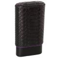 Brizard Show Band Cigar Case, Python and Royal Purple Limited Edition