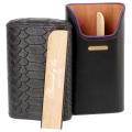 Brizard Show Band Cigar Case, Python and Royal Purple Limited Edition