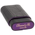 Brizard Show Band Cigar Case, Python and Royal Purple Limited Edition