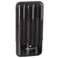 Inzpirato Carbon Fiber 3-Cigar Case