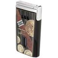 Elie Bleu Medals Collection J15 Jet Flame Lighter