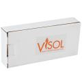 Visol Carver Stainless Steel 3-Cigar Case