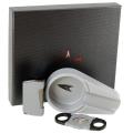 Lotus Chroma Double Torch Lighter, Marathon Cutter and Ashtray Gift Set