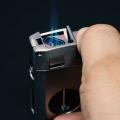 Lotus Excalibur Double Torch Lighter with V-Cutter