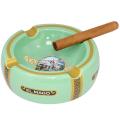 El Mago Limited Edition 4-Cigar Ashtray, Teal