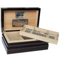 Bastionbloc Ebony Lacquer 120-Cigar Humidor