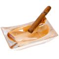 Vector Art Deco Glass 2-Cigar Ashtray ASHT/G22R
