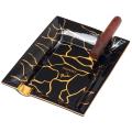 S.T. Dupont 2-Cigar Porcelain Ashtray Fender Collection