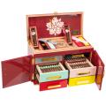 Room 101 Anniversary 138-Cigars Humidor, Burgundy