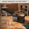 Klaro Smoke Can - 50 Cal Humidor Black