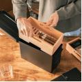 Klaro Smoke Can - 50 Cal Humidor Black