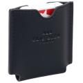 Elie Bleu Black Leather C-5 V-Cutter Case