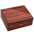 Elie Bleu Wooden 75-Cigar Humidor