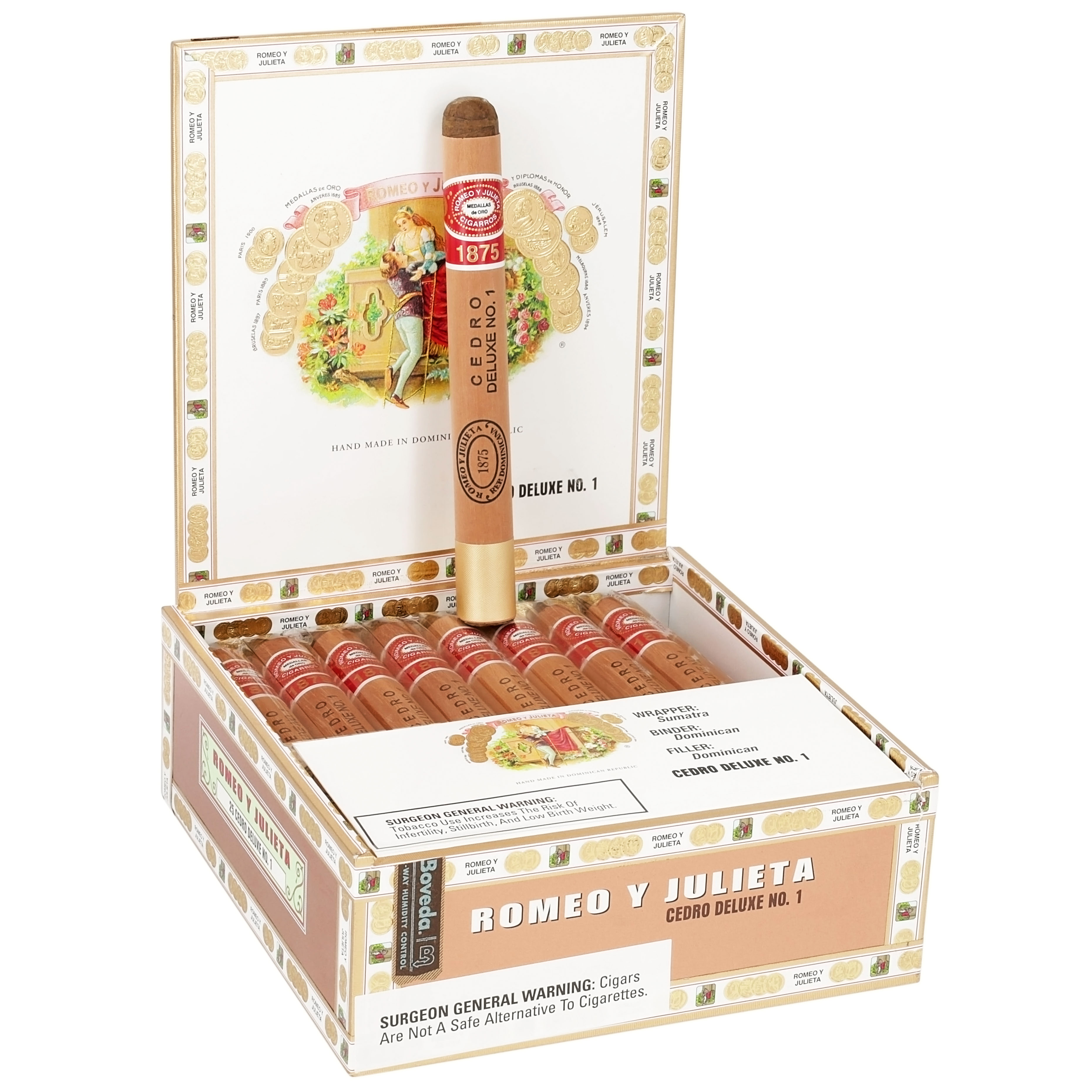 Romeo y Julieta 1875 Cedros Deluxe #1 6