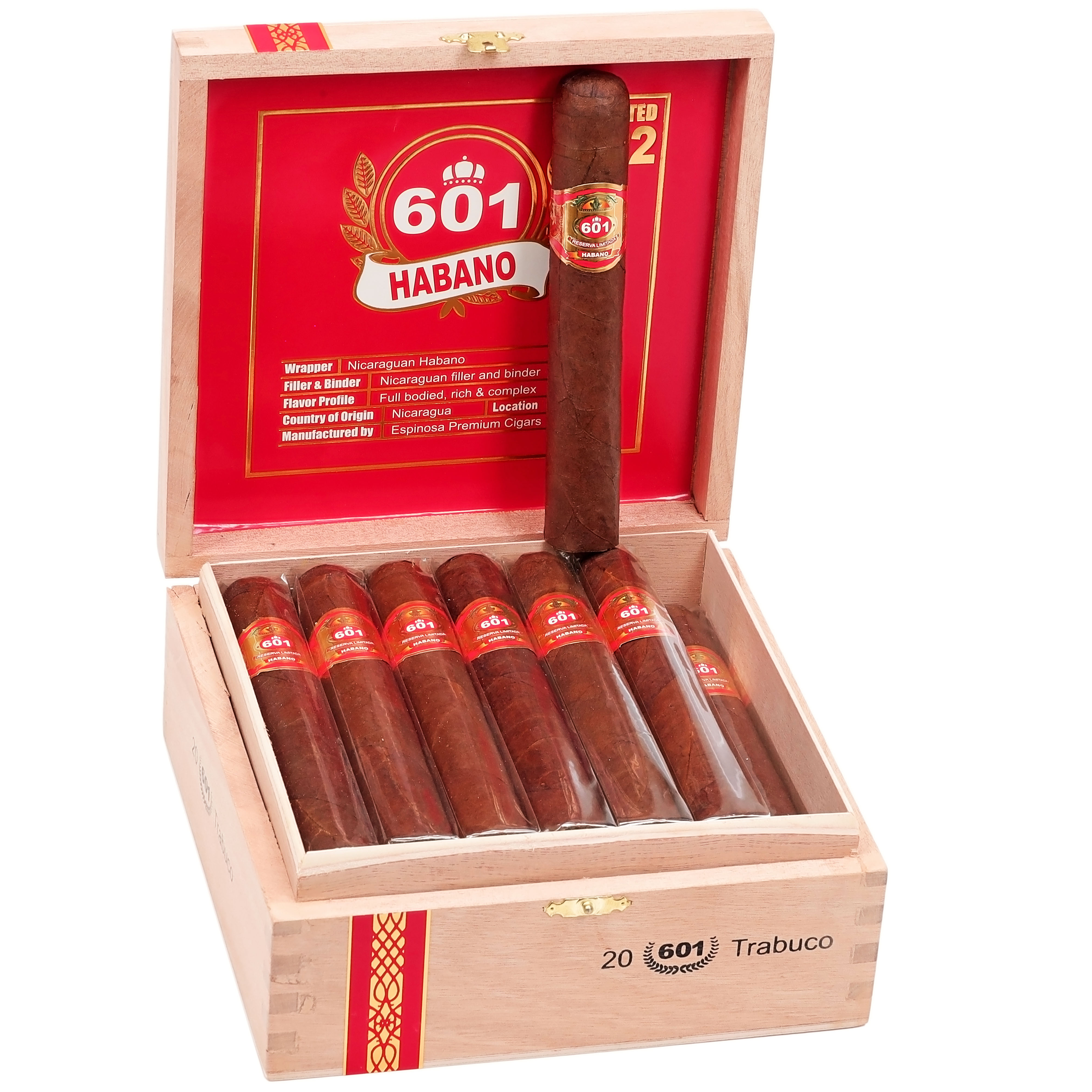 パピコ 601 Green Label Oscuro Trabuco Cigars | Atlantic Cigar Company