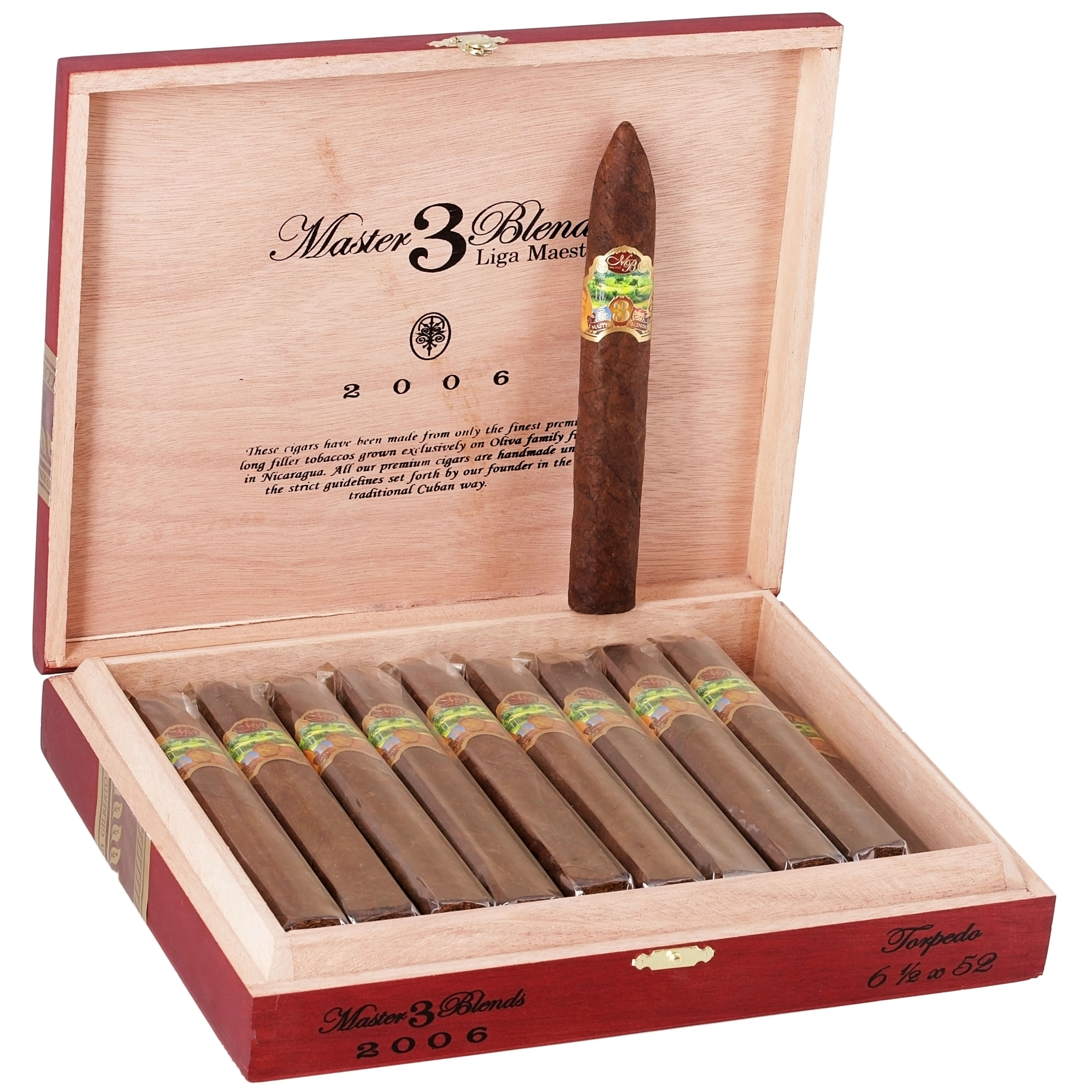 301 tobacco master Oliva Master Blends 3 Torpedo 6