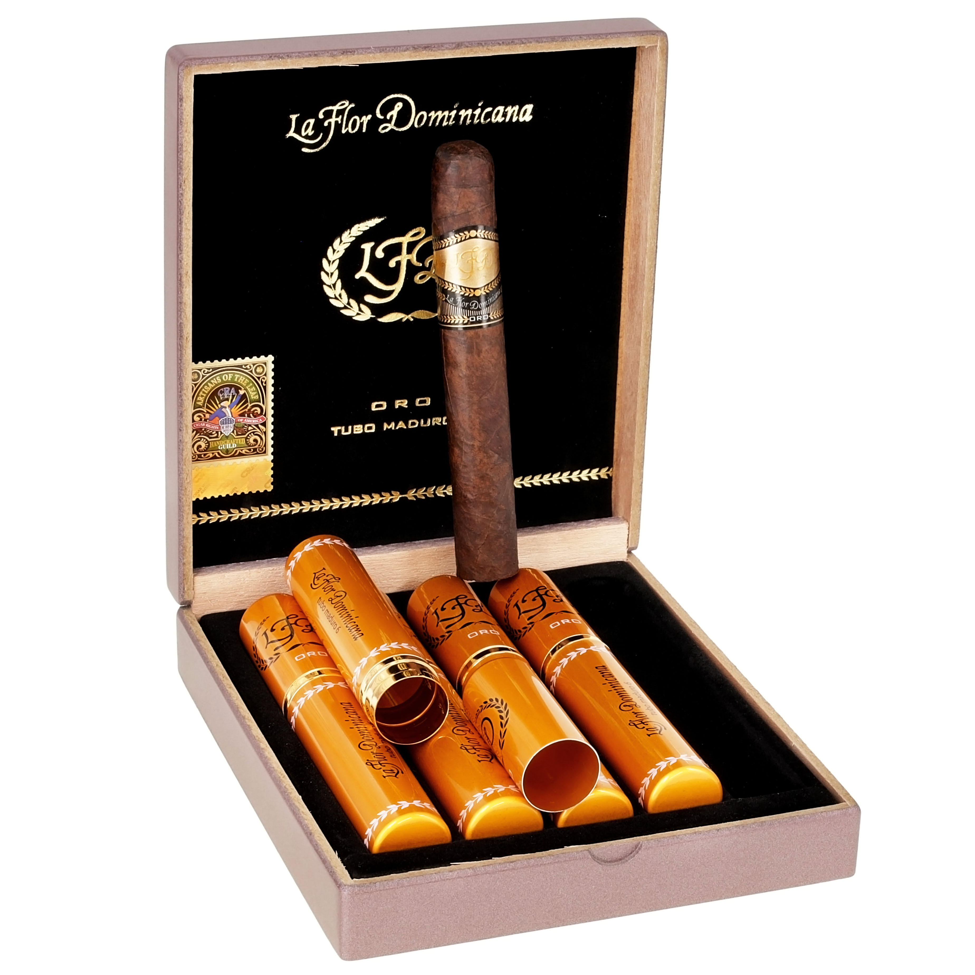 La Flor Dominicana Oro Tubo No. 6 Maduro 6