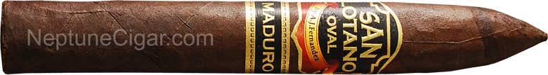 San Lotano Oval Maduro Torpedo 6 1/2 * 52