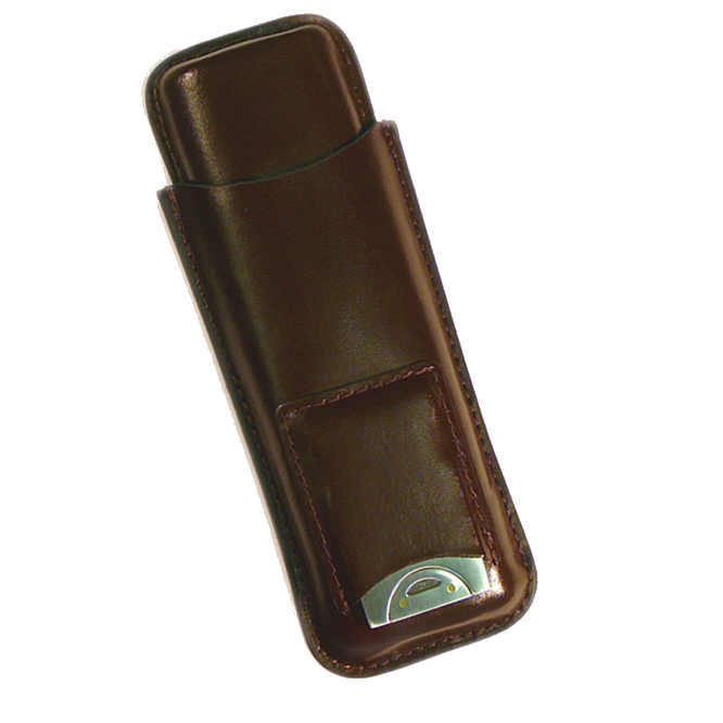 2 Finger Leather Case w/ Cutter