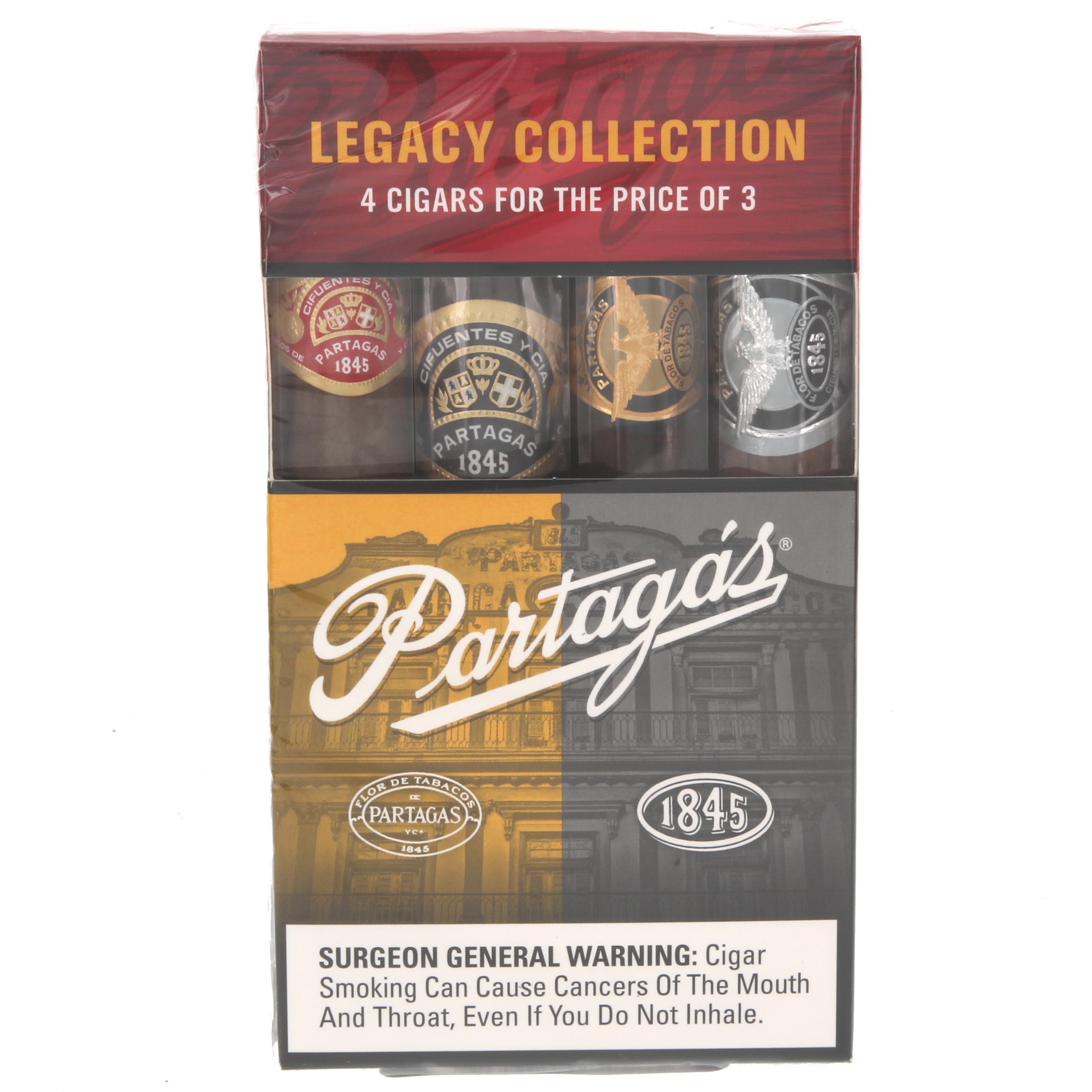 Partagas Legacy Collection, 4-Cigar Sampler