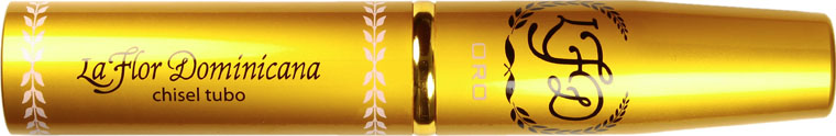 La Flor Dominicana Oro Chisel Tubo 6  * 54