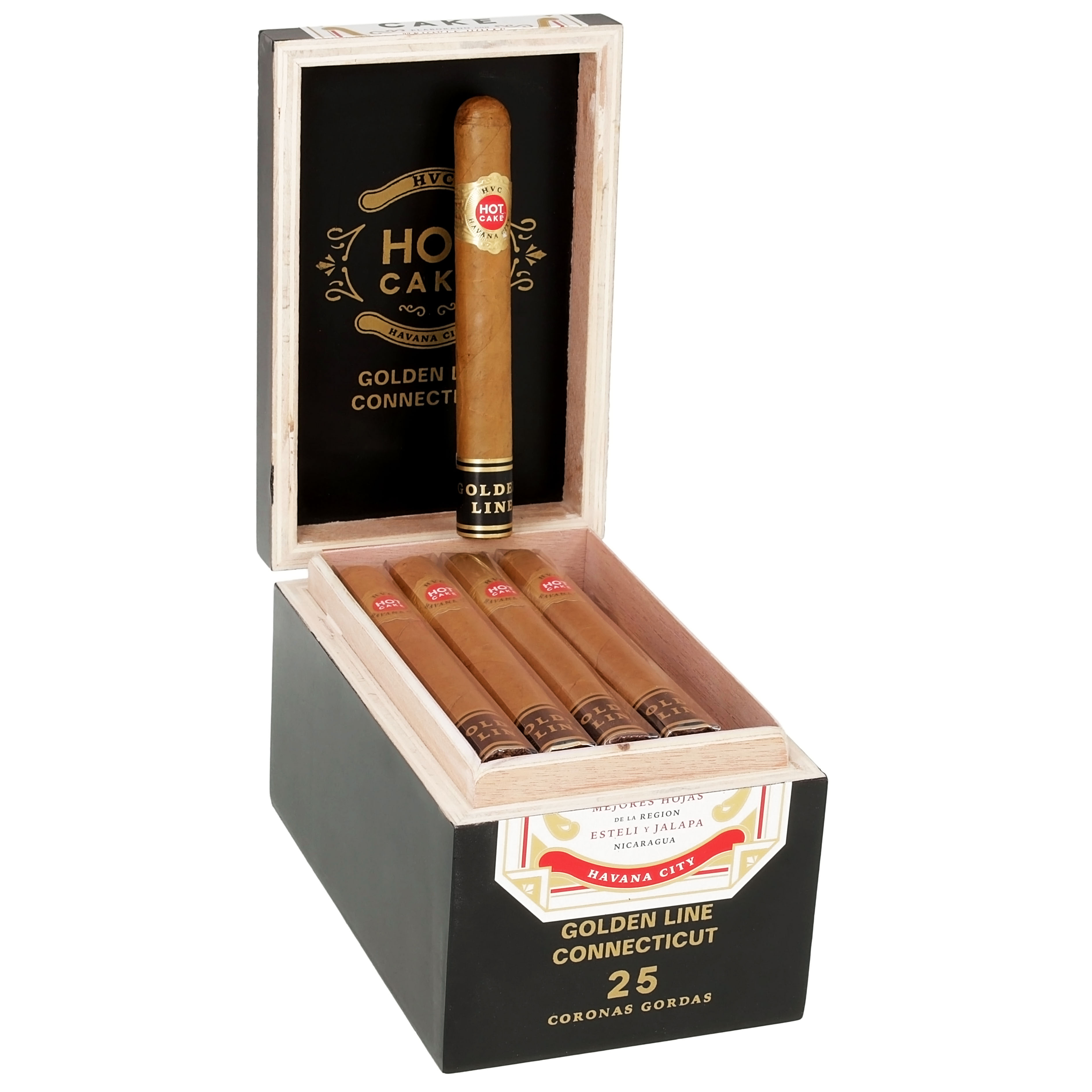 HVC Hot Cake Golden Line Connecticut Corona Gorda 5