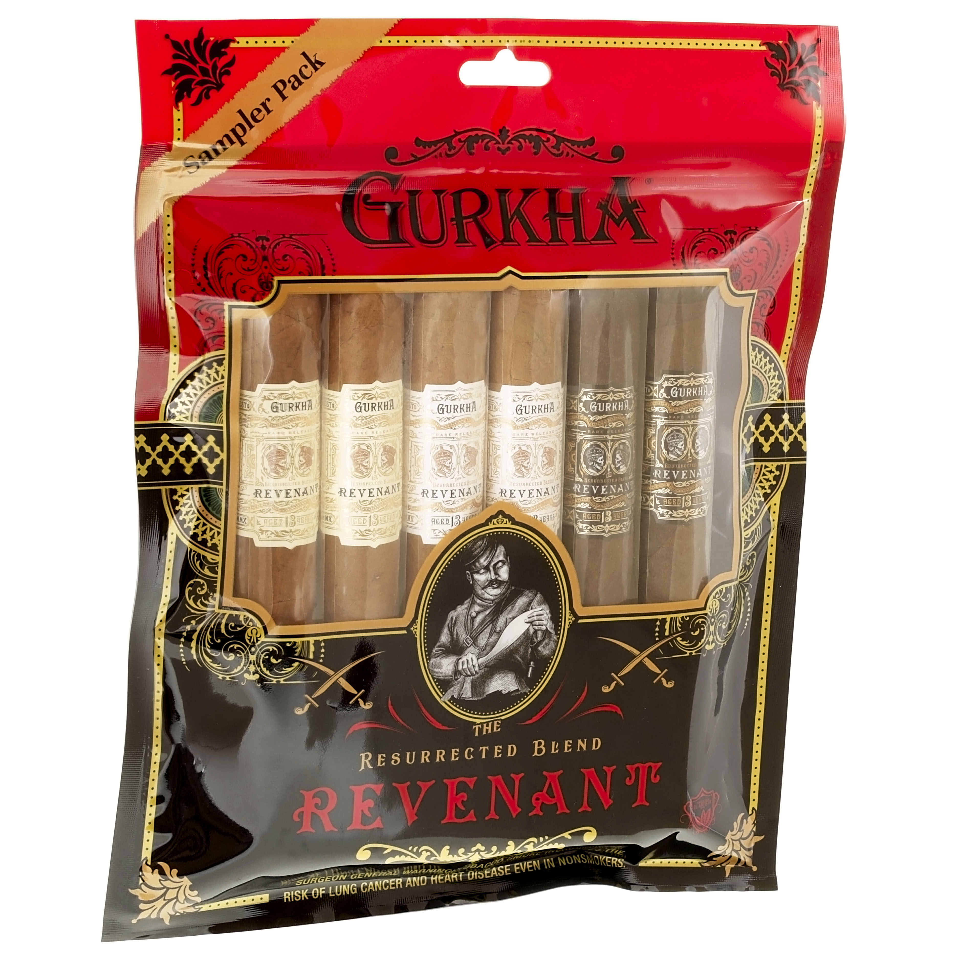 【manonfripes】manonmy Gurkha Gurkha Revenant Toro 6-Cigar Sampler