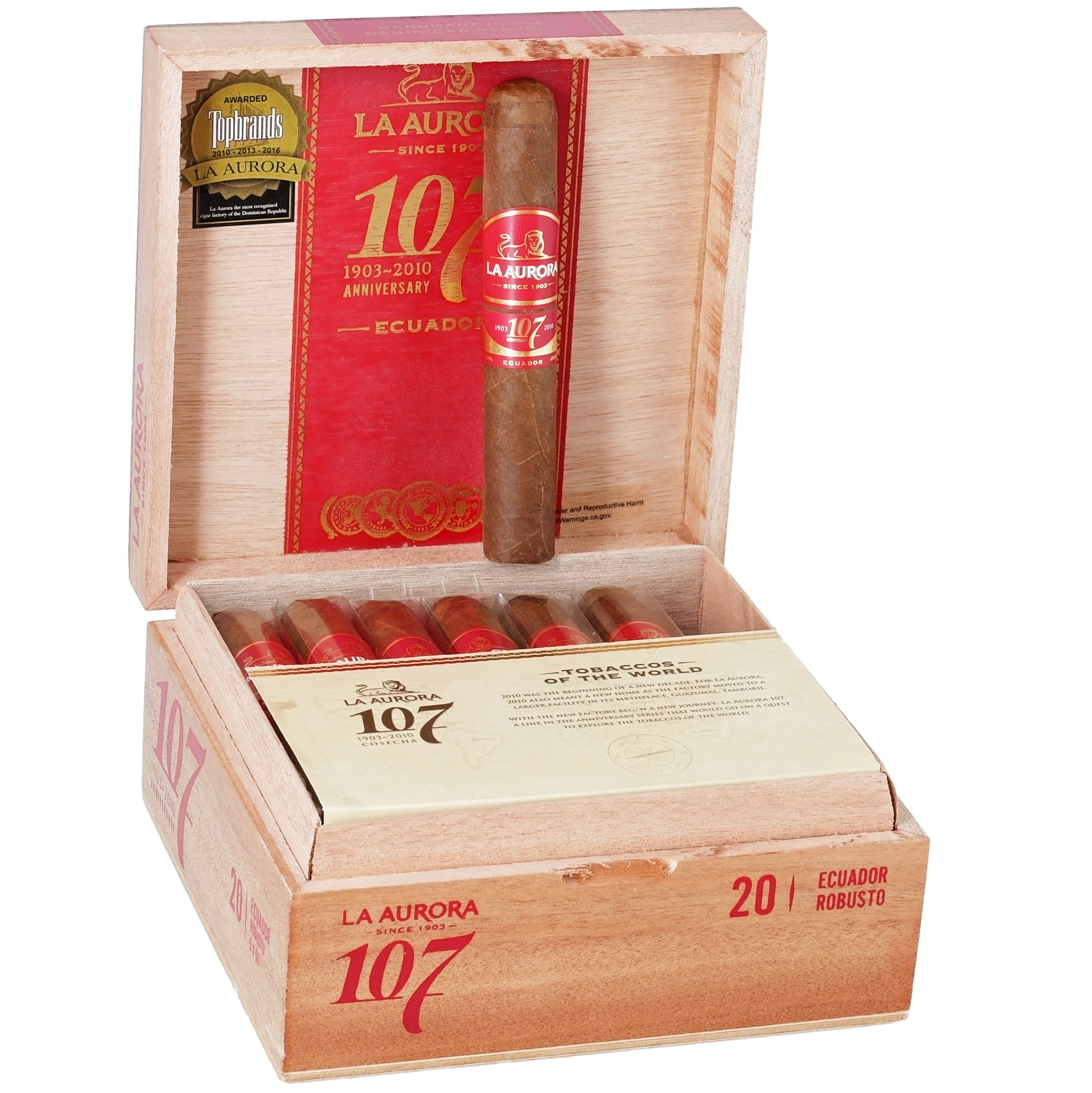 La Aurora 107 Ecuador Robusto 5