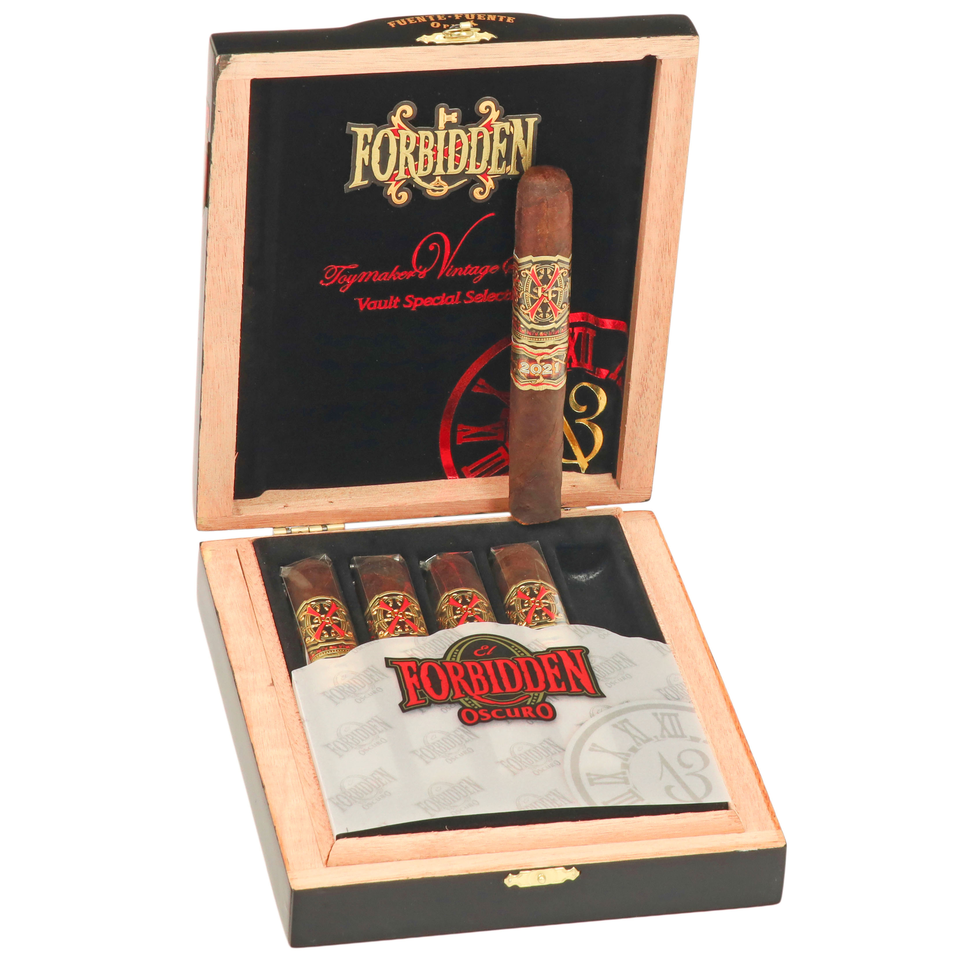 Arturo Fuente Opus X Forbidden X Gran Robusto Toymaker Vintage