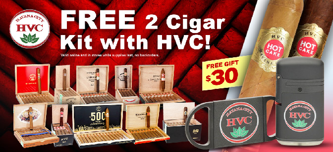 FREE 2 Cigar Kit With HVC!