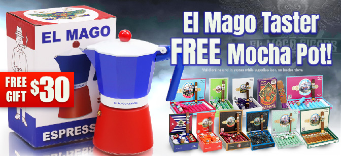 El Mago FREE Mocha Pot!
