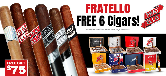 Fratello FREE 6 Cigars!