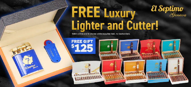 El Septimo FREE Luxury Lighter!