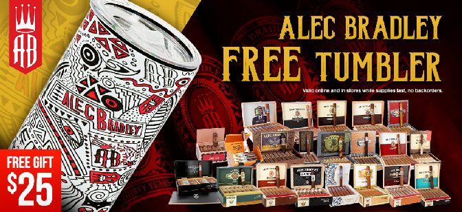 Alec Bradley FREE Tumbler
