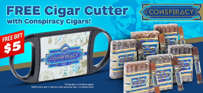 FREE Perfect Cutter With Conspiracy Cigars!