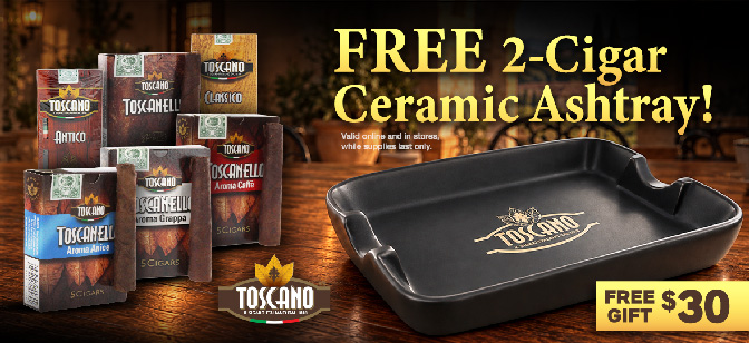 Toscano Ceramic Ashtray with Box Purchase
